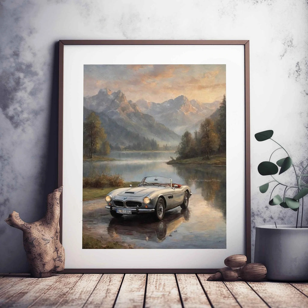1957 Bavarian Roadster Dream - Lake Edition | Poster Canvas