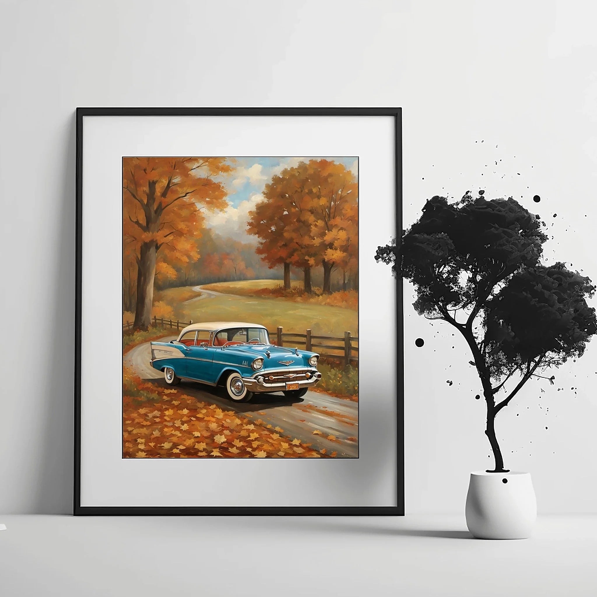 1957 Tri-Five Icon Collection - Autumn Edition | Poster Canvas