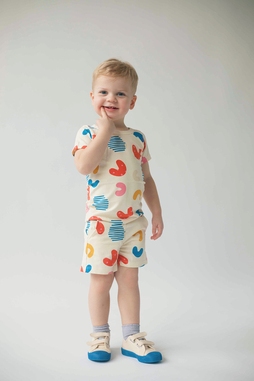 T-Shirt Set in Macaroni