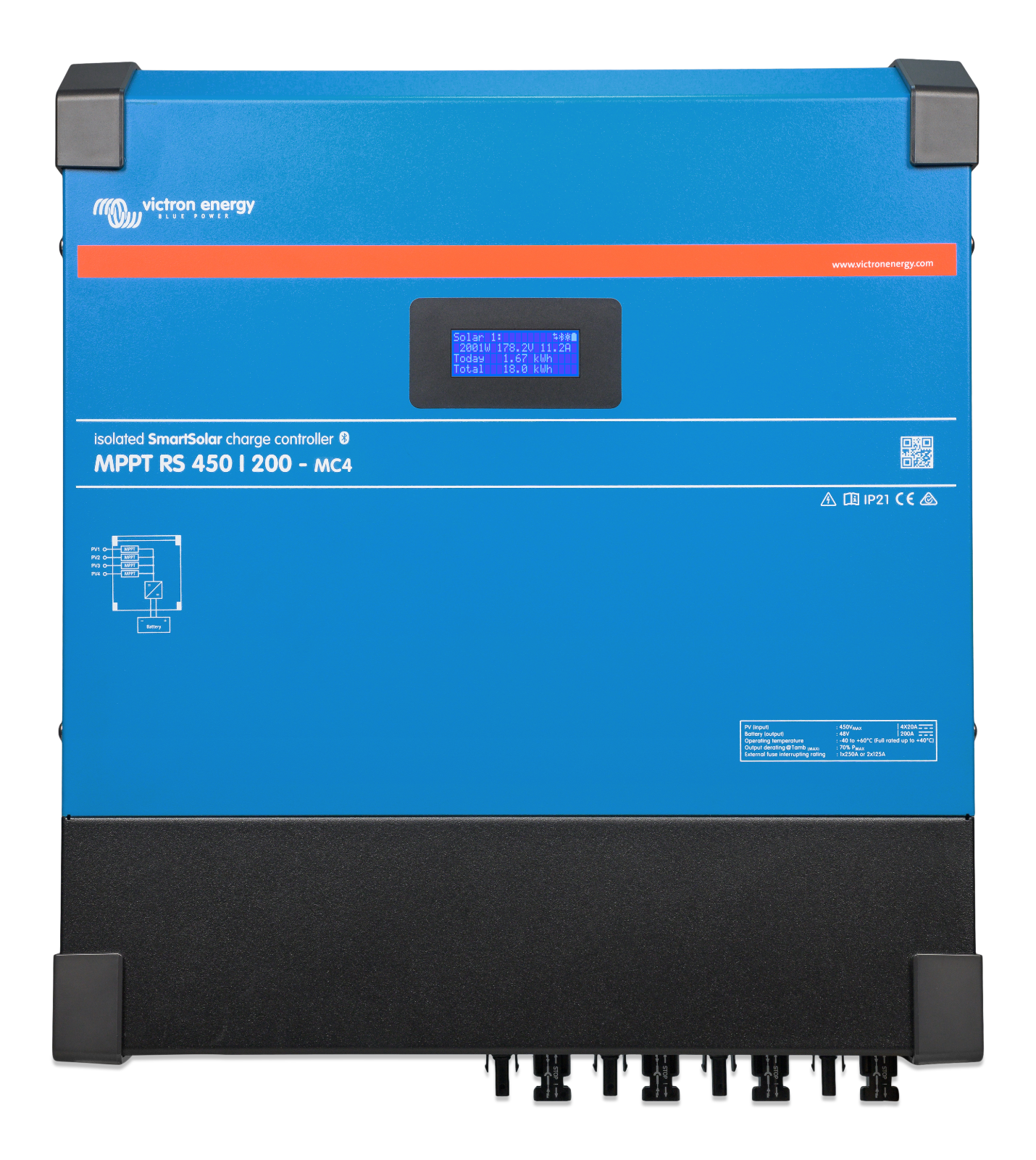 Victron SCC145110510 SmartSolar MPPT RS 450/100-MC4
