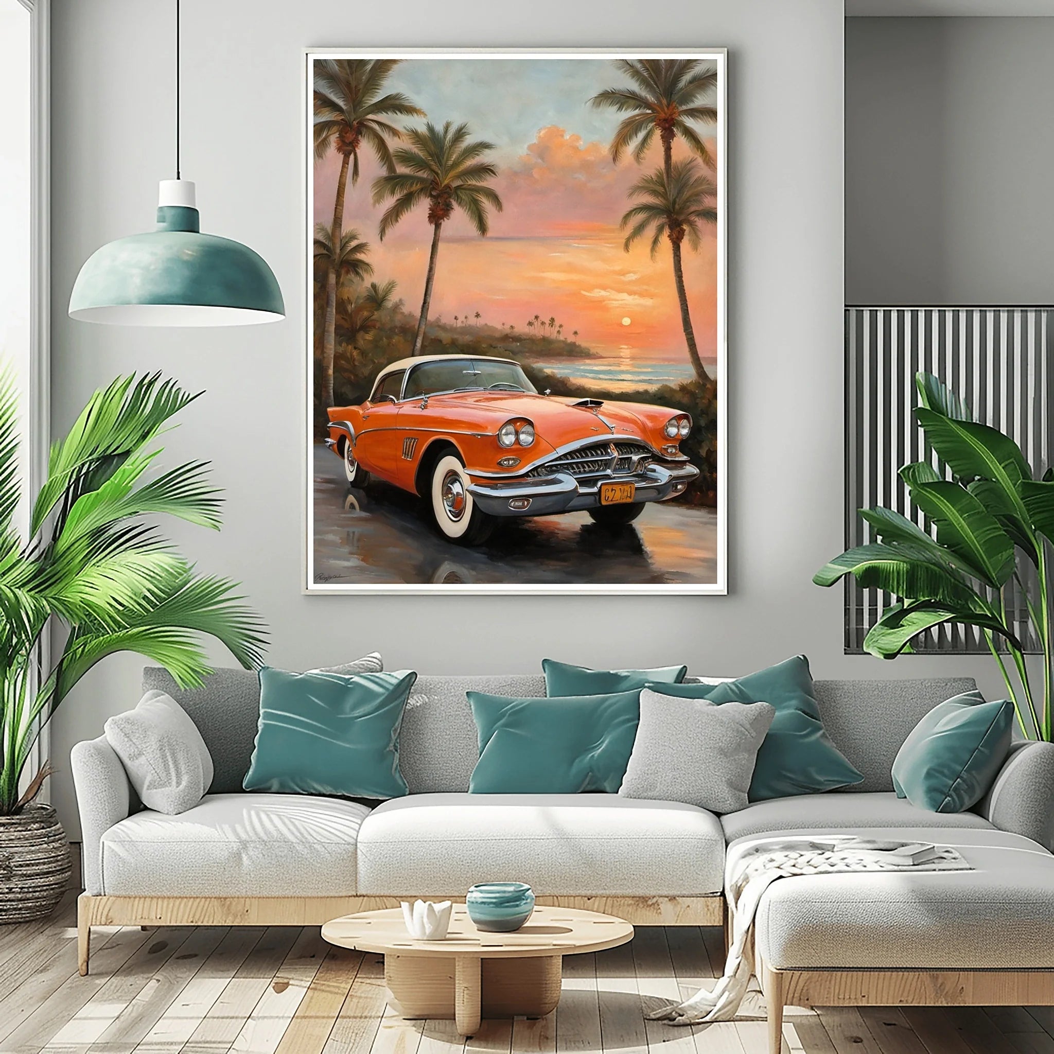 1958 Golden Hawk GT - Coastal Edition | Poster Canvas