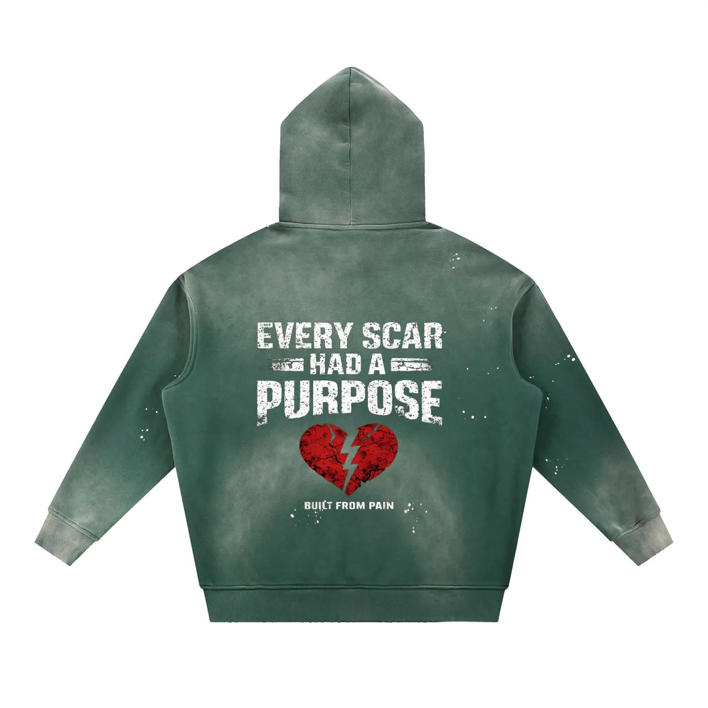 BFP Vintage Washed Forged by Pain Fleece Hoodie