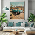 1959 Fins Chrome Cadillac - Desert Edition | Poster Canvas