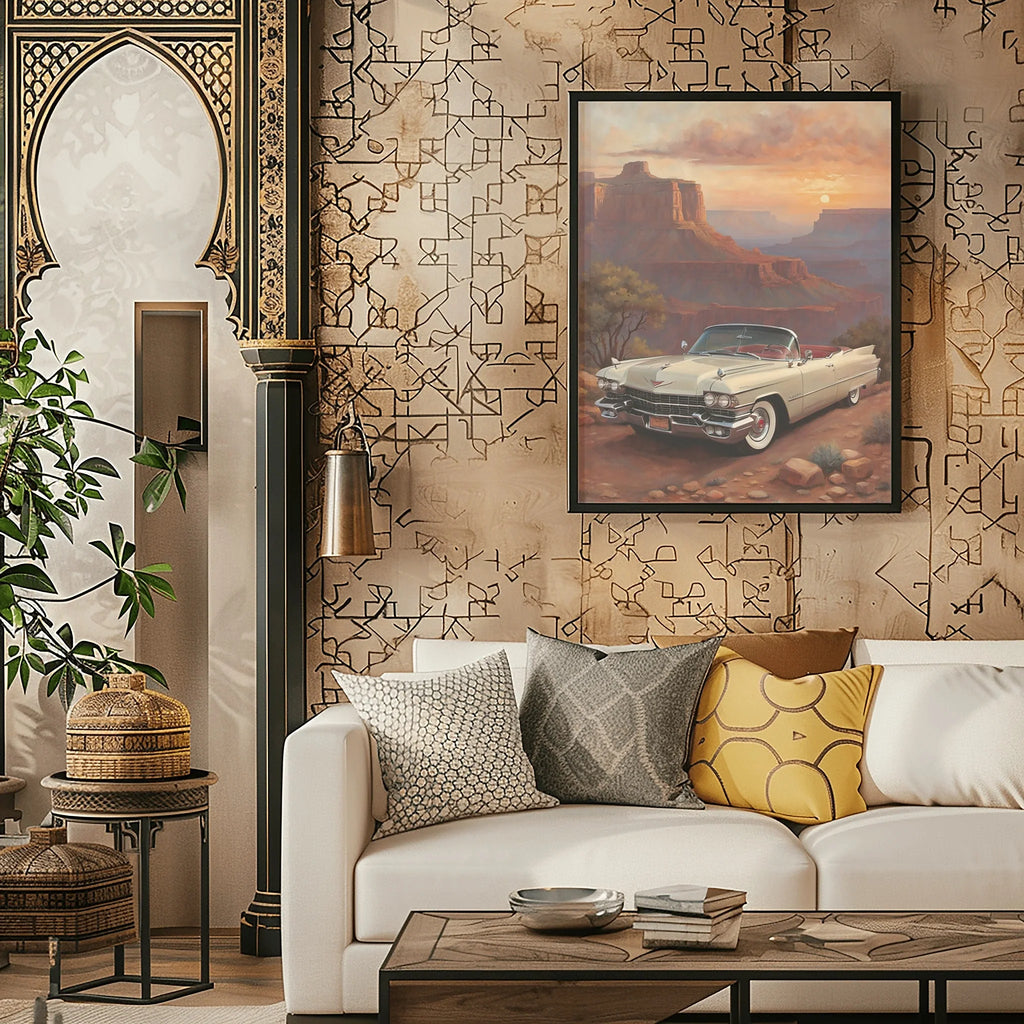 1959 Fins Chrome Cadillac - Grand Canyon Edition | Poster Canvas