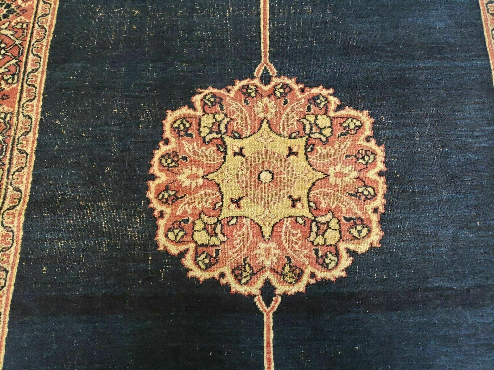 4' X 6' Antique Handmade Turkish Ghiordes Wool Rug Veg Dyes Organic Lion Nice