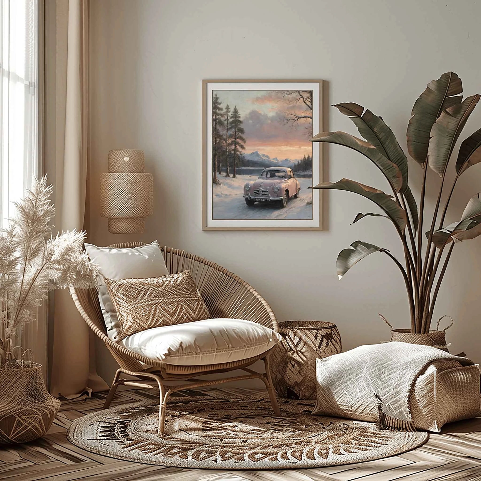 1960 Swedish Rally Legend - Lake Edition | Poster Canvas