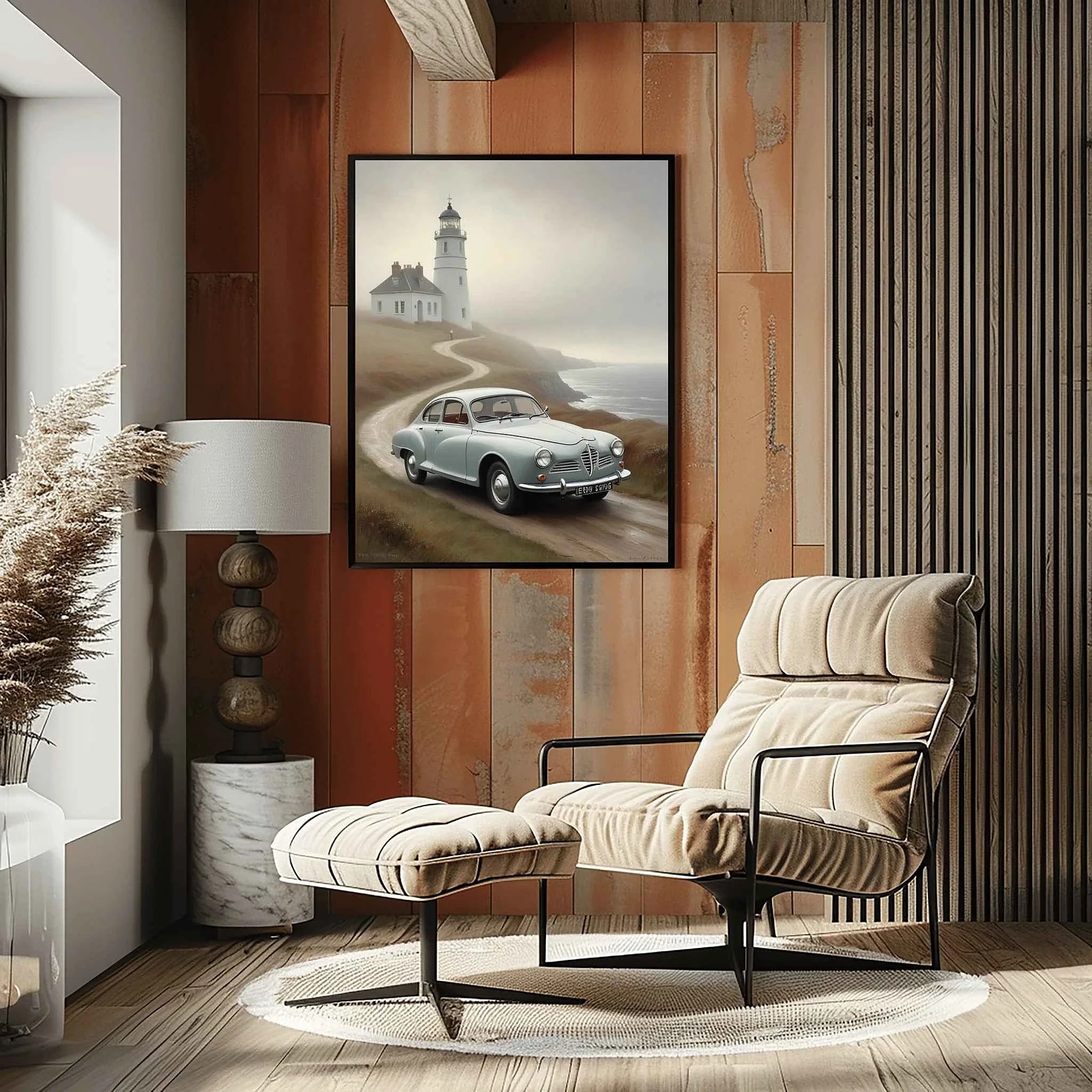 1960 Swedish Rally Legend - Lighthouse Edition | Poster Canvas