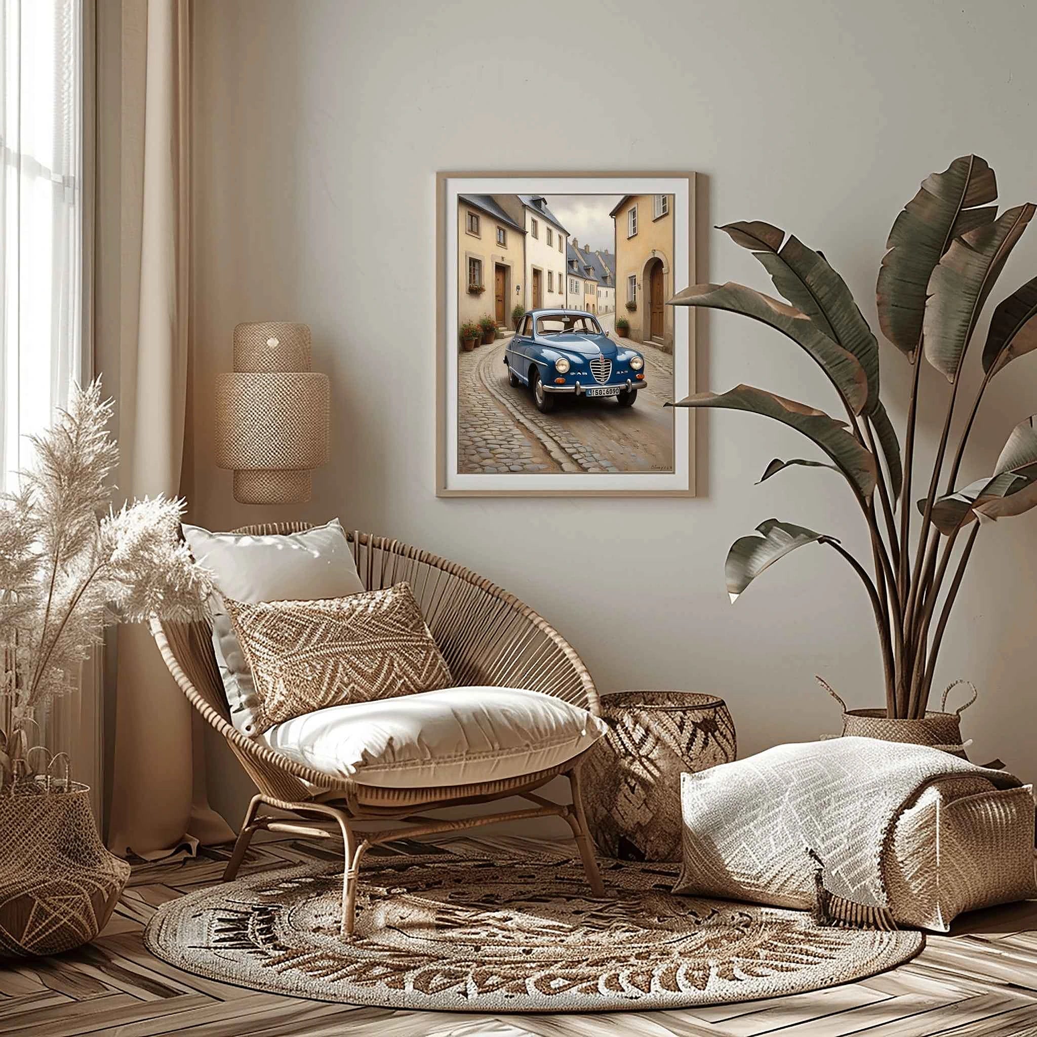 1960 Swedish Rally Legend - Town Edition | Poster Canvas
