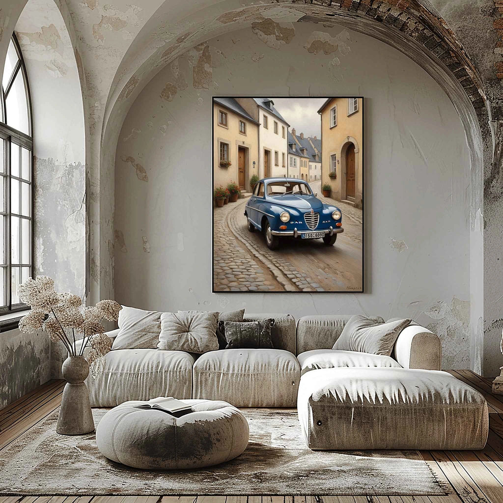 1960 Swedish Rally Legend - Town Edition | Poster Canvas