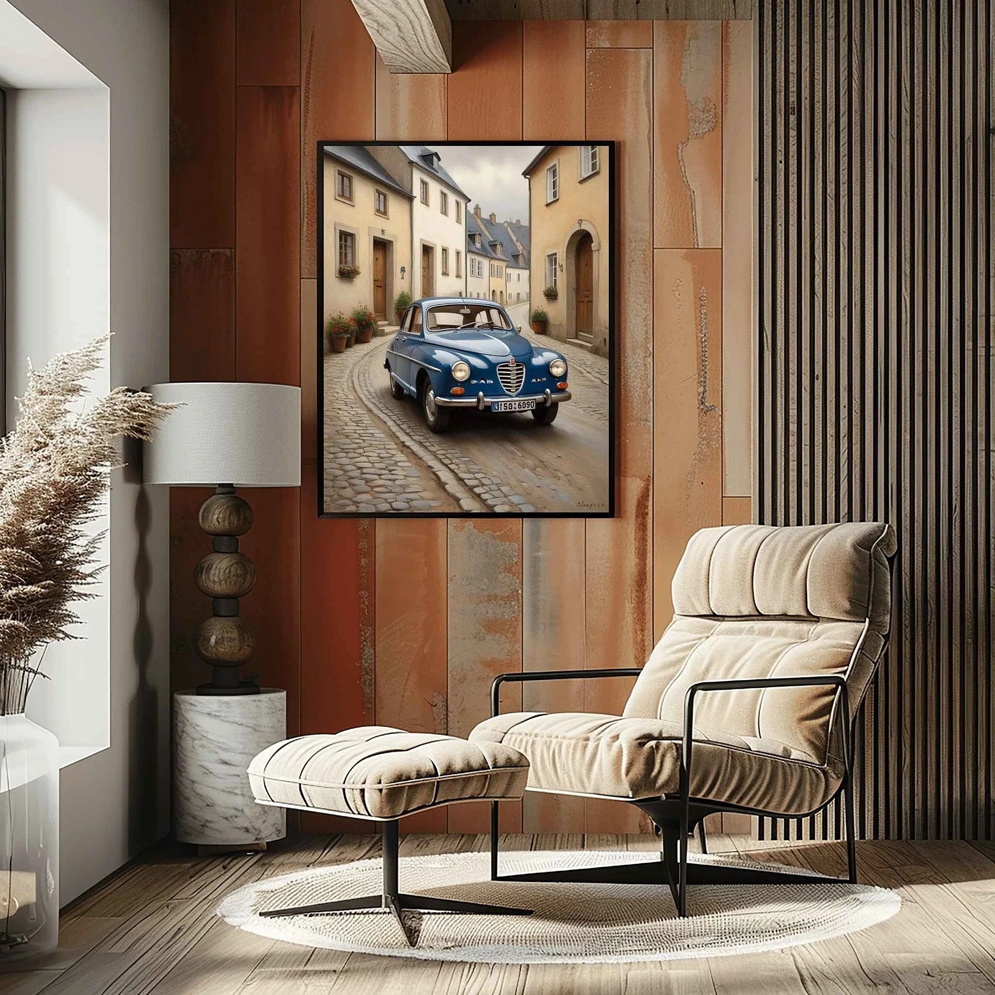1960 Swedish Rally Legend - Town Edition | Poster Canvas