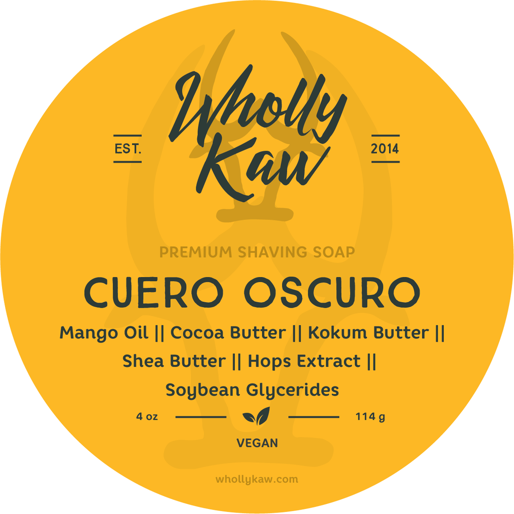 Wholly Kaw Cuero Oscuro Shaving Collection