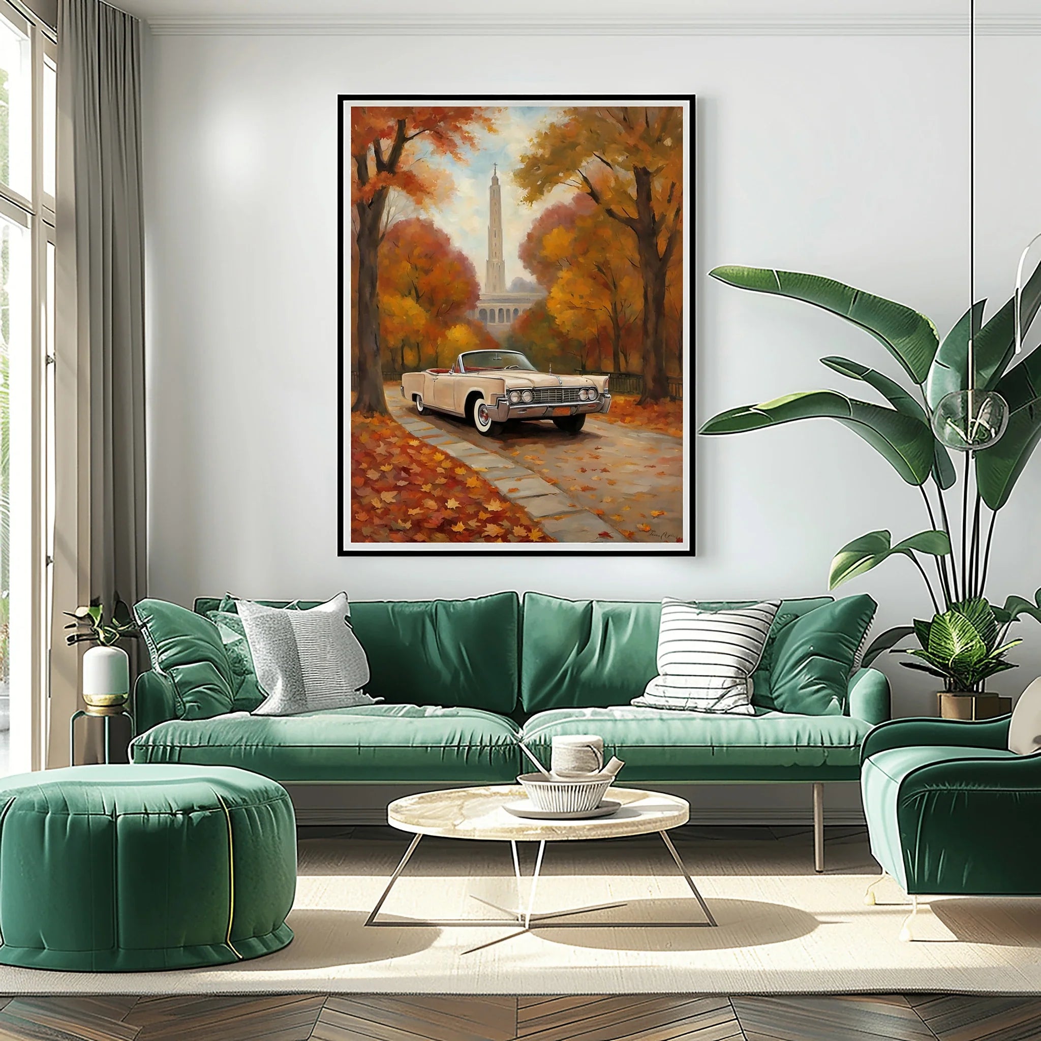 1961 Suicide-Door Continental - Autumn Edition | Poster Canvas