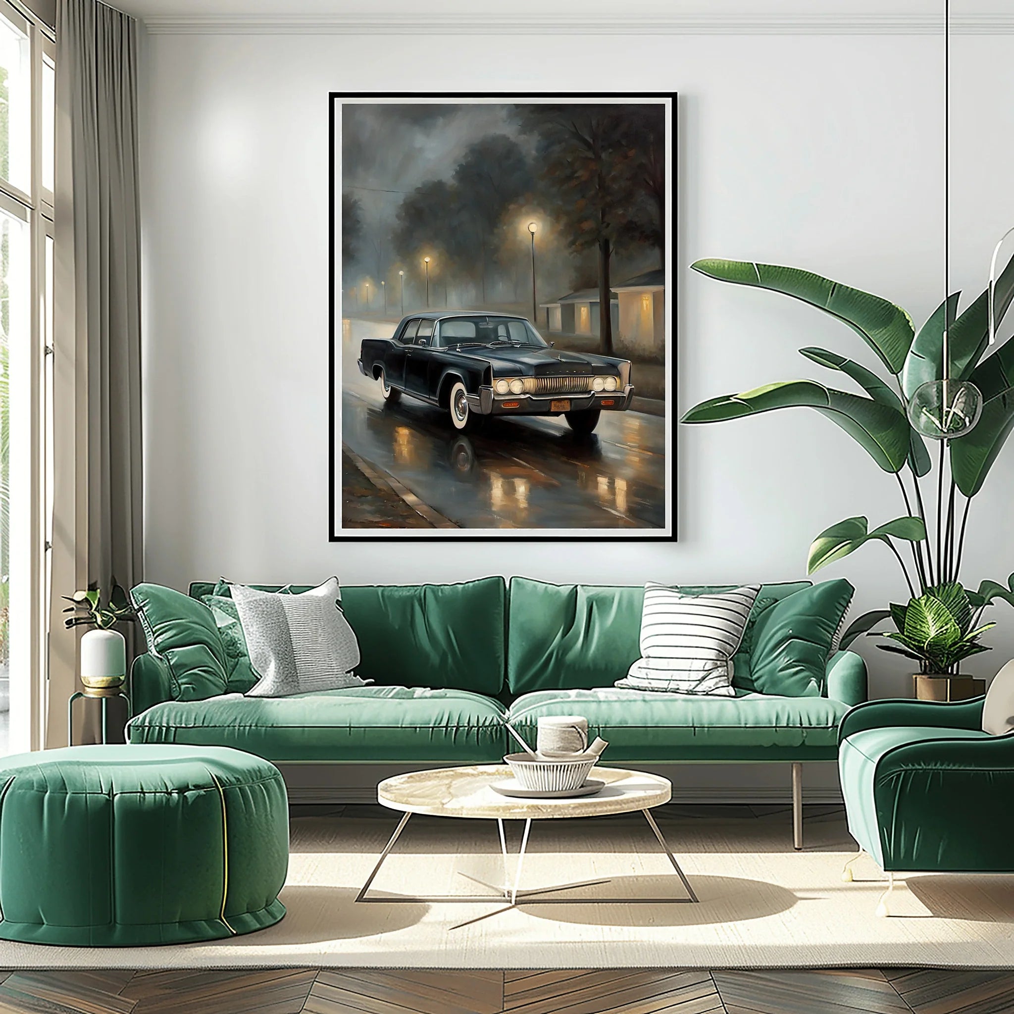 1961 Suicide-Door Continental - Night Edition | Poster Canvas