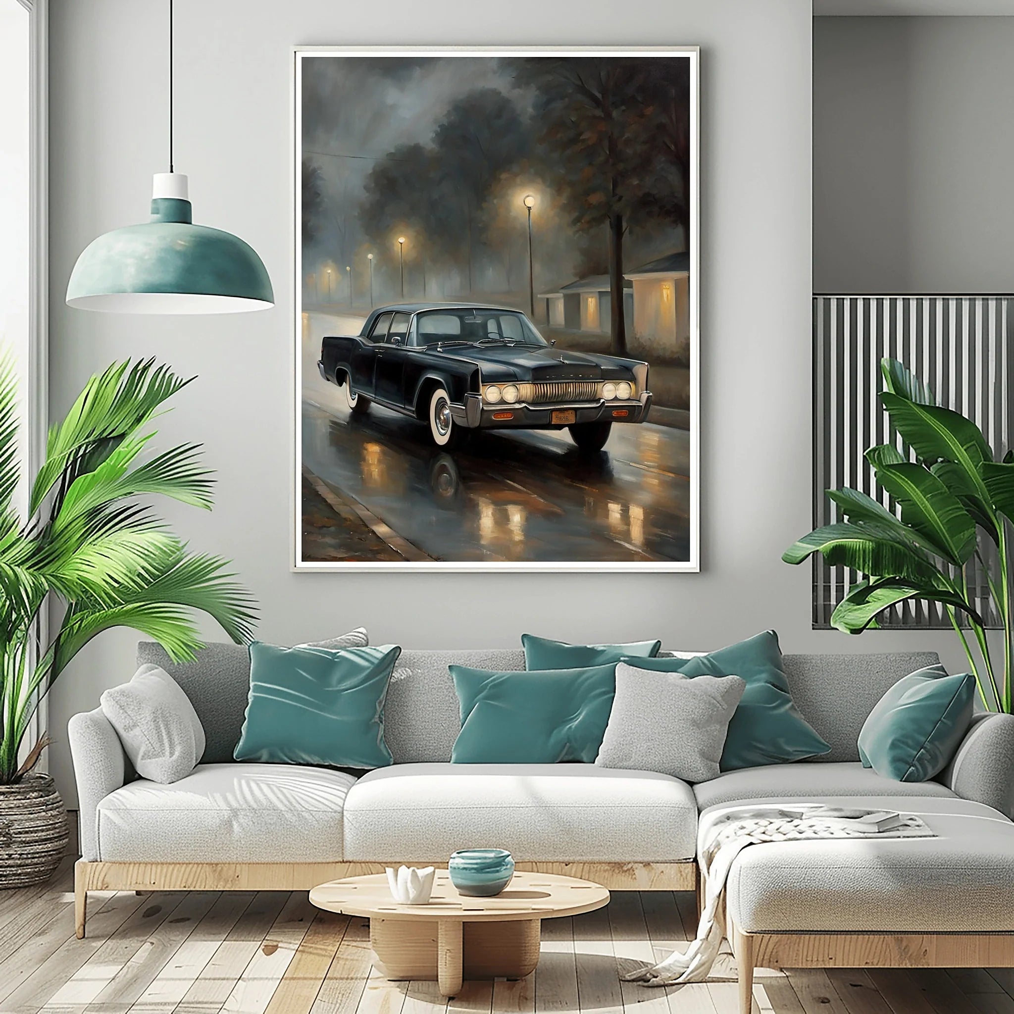 1961 Suicide-Door Continental - Night Edition | Poster Canvas