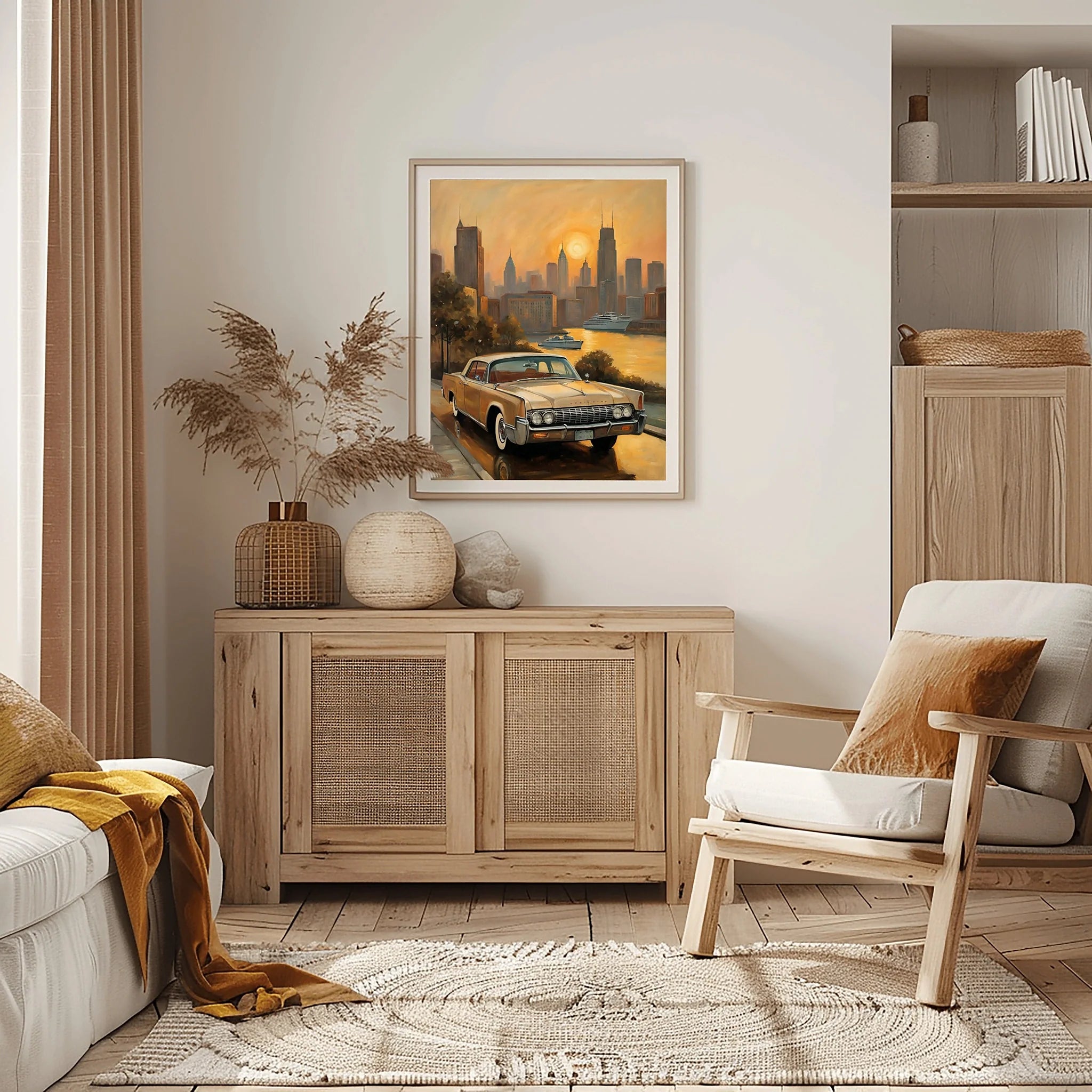 1961 Suicide-Door Continental - Sunset Edition | Poster Canvas