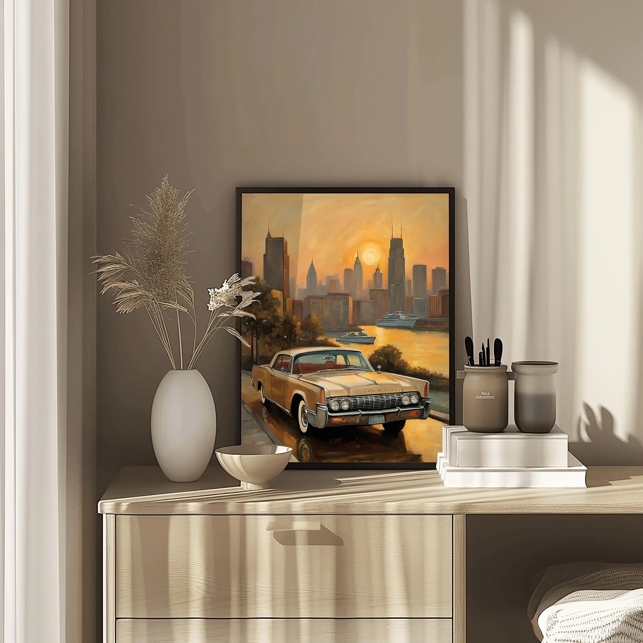 1961 Suicide-Door Continental - Sunset Edition | Poster Canvas