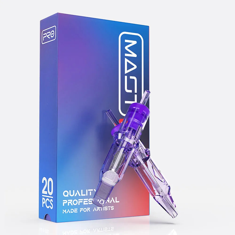 Mast Pro Tattoo Cartridges Needles 0.30MM/0.35MM Magnum – Box of 20Pcs