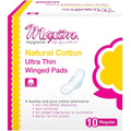 Maxim Organic Cotton Super Pads Ultra Thin with Wings 12 Packs of 10