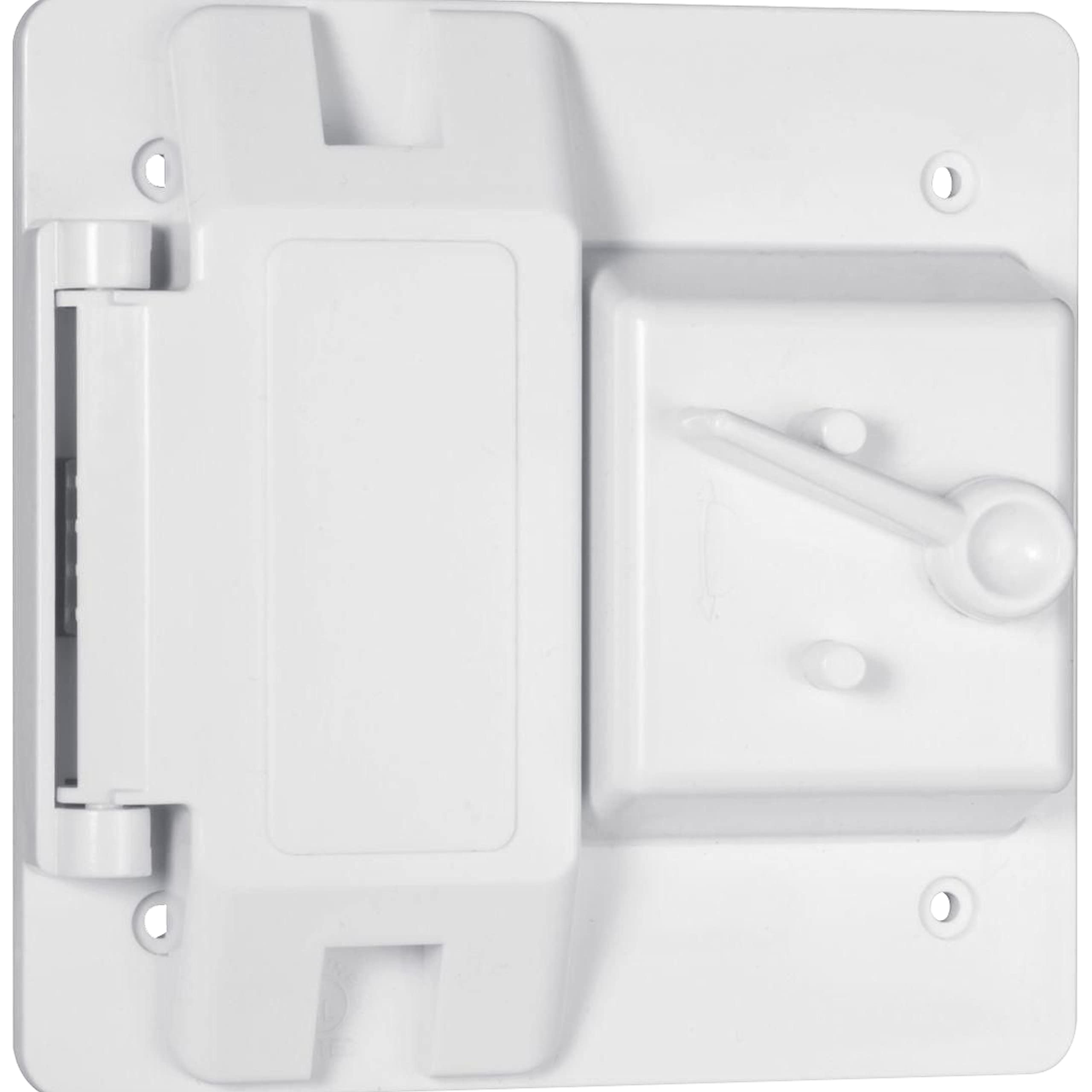 Hubbell Raco 2-Gang Weatherproof Cover Plastic Toggle GFCI White