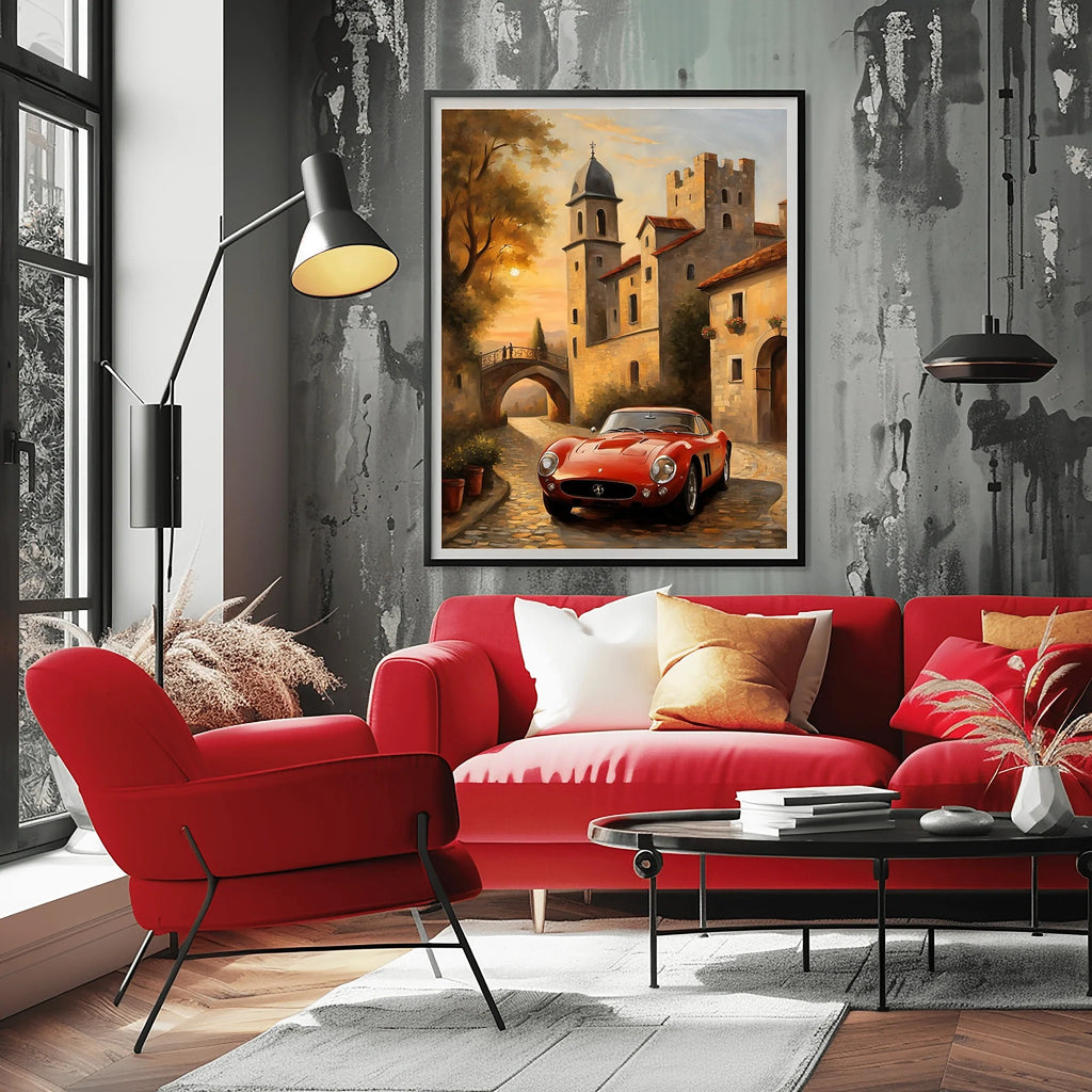 1962 Italian Racing Royalty - Stone Bridge Edition | Poster Canvas