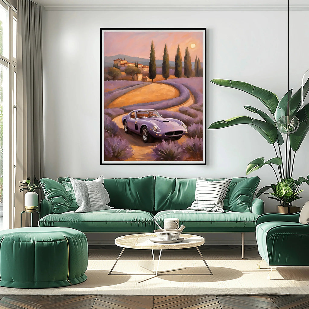 1962 Italian Racing Royalty - Lavender Edition | Poster Canvas
