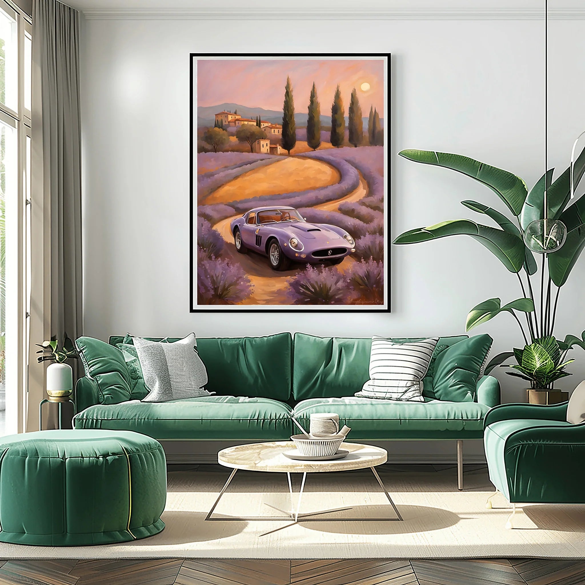 1962 Italian Racing Royalty - Lavender Edition | Poster Canvas