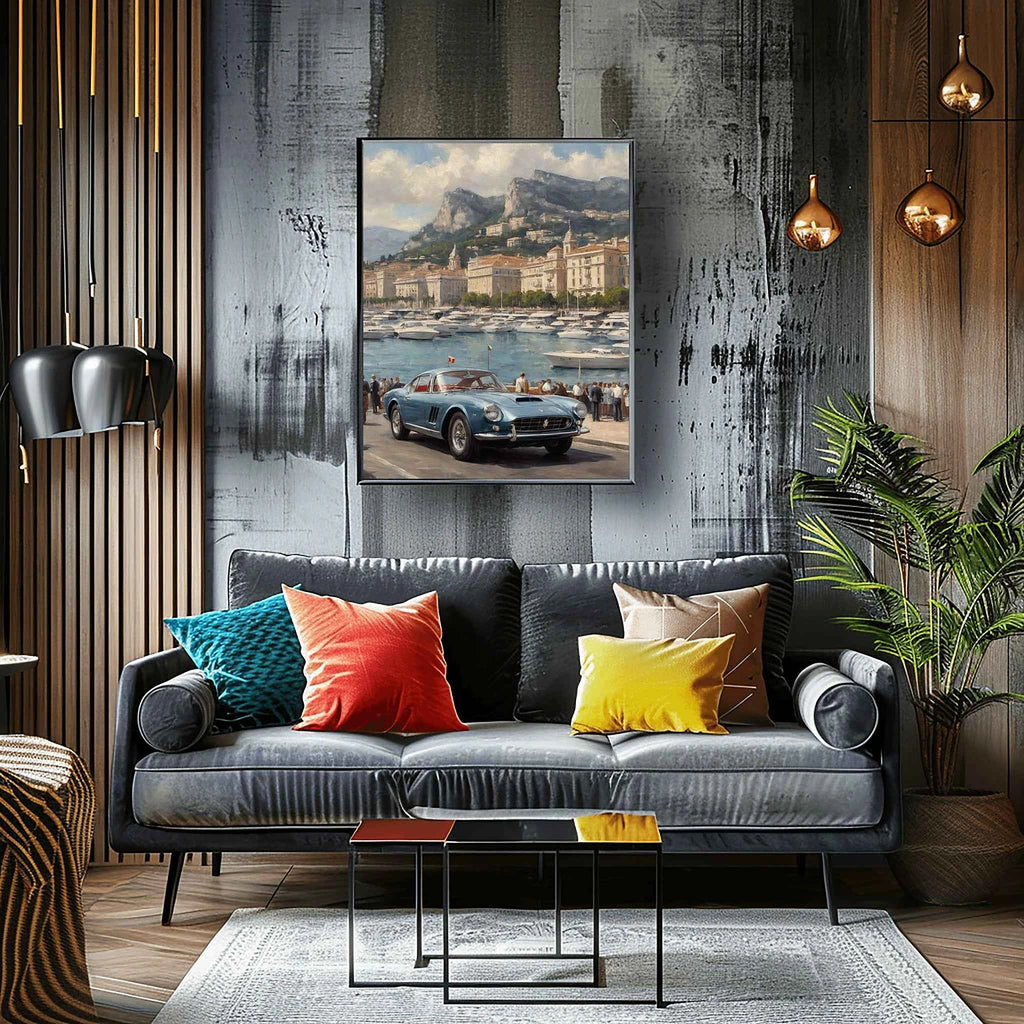 1963 Italian GT Berlinetta - Monaco Edition | Poster Canvas