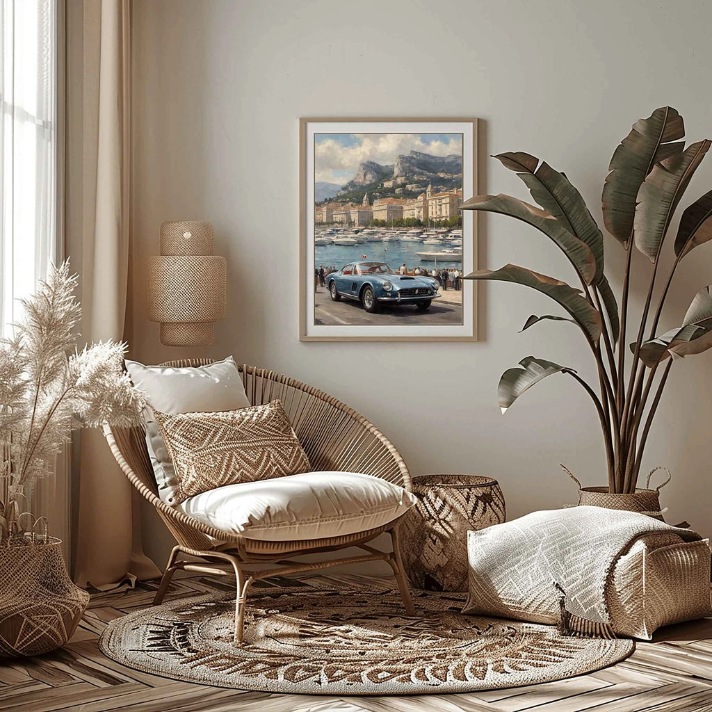 1963 Italian GT Berlinetta - Monaco Edition | Poster Canvas