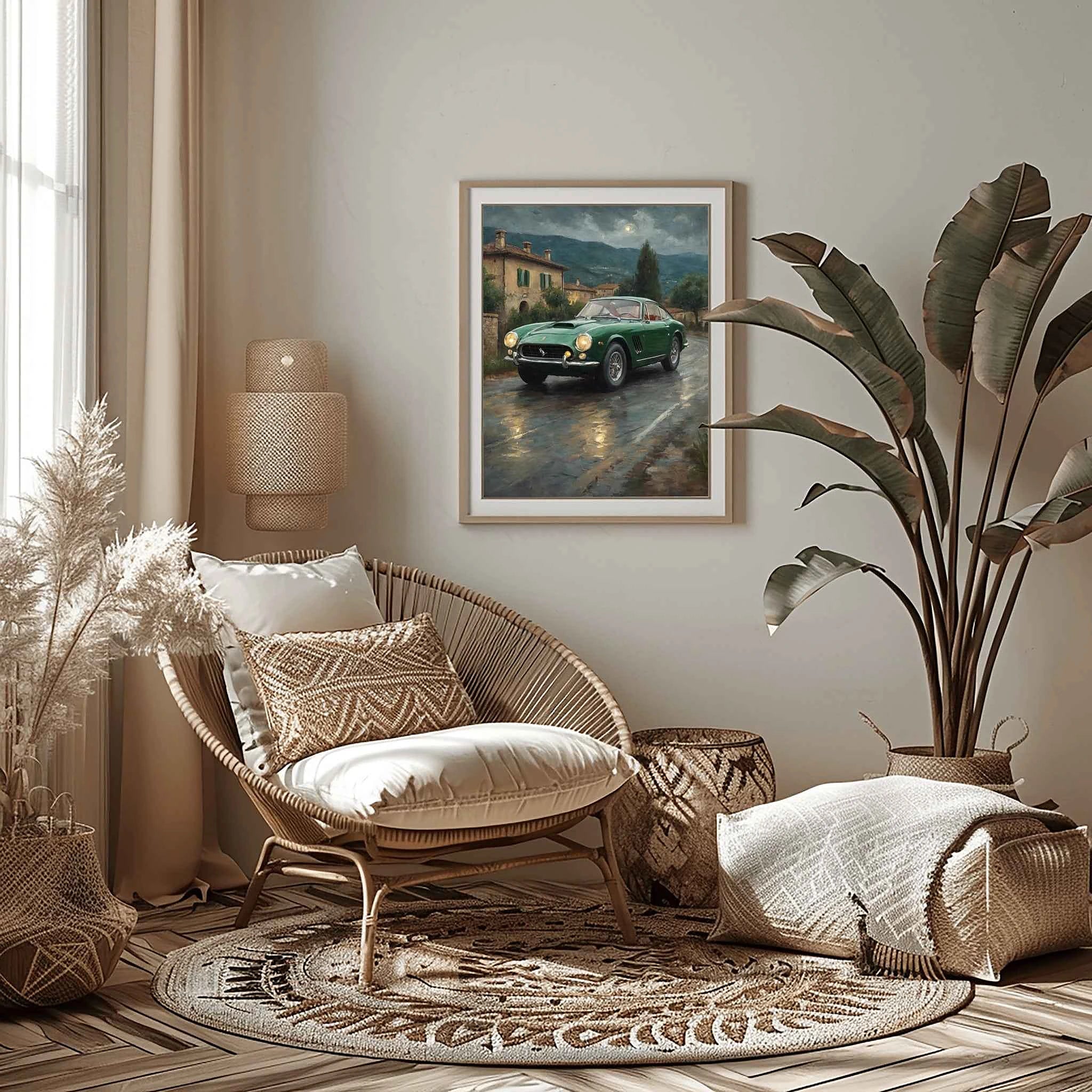 1963 Italian GT Berlinetta - Night Edition | Poster Canvas