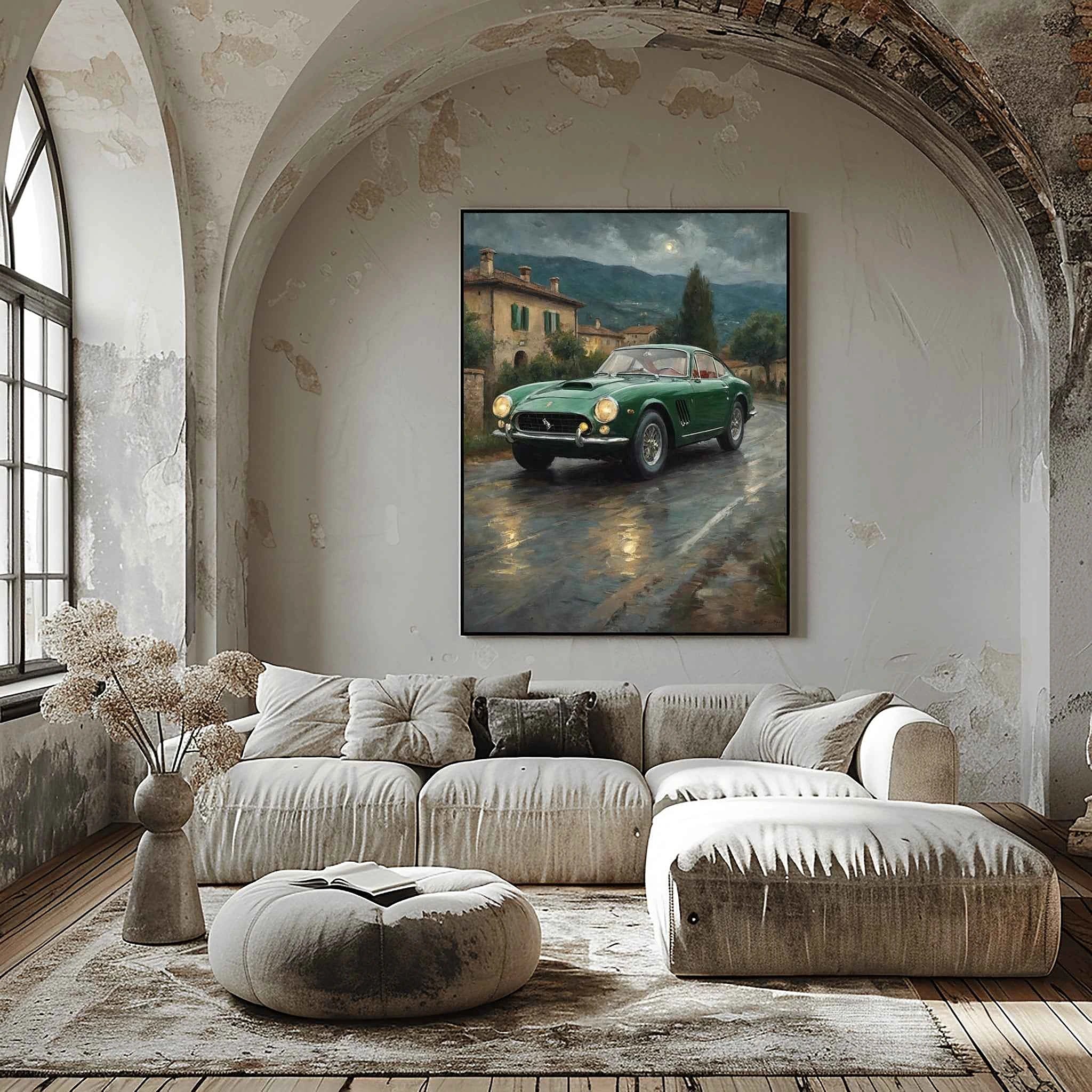 1963 Italian GT Berlinetta - Night Edition | Poster Canvas