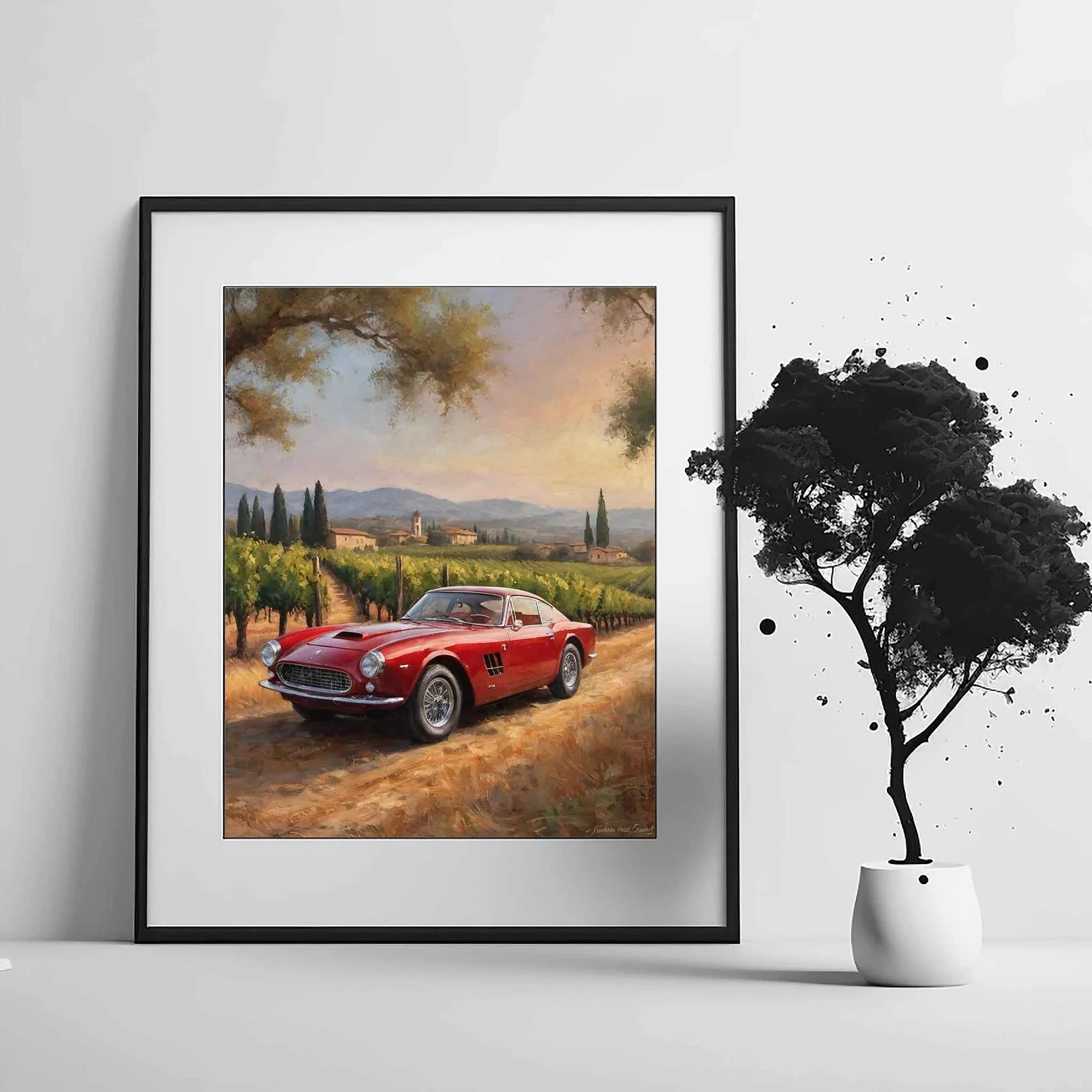 1963 Italian GT Berlinetta - Tuscany Edition | Poster Canvas
