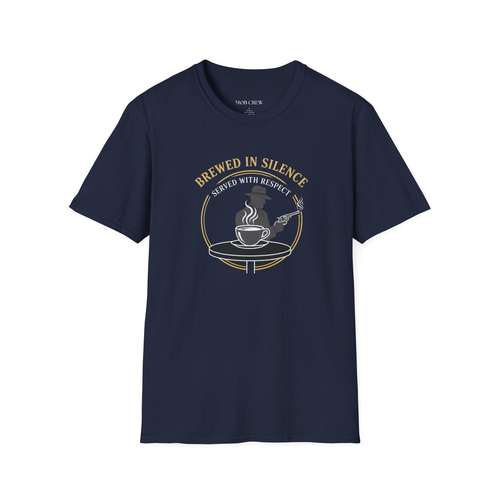 Mob Crew Brewed in Silence Served with Respect Vintage T-Shirt