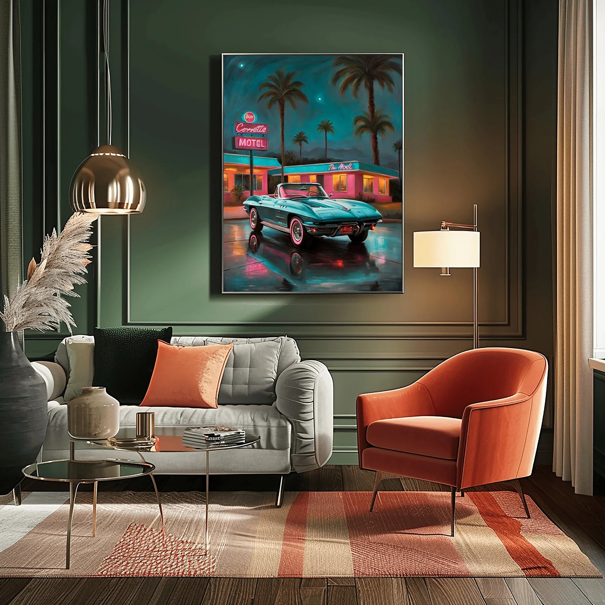 1963 Split-Window Stingray - Hotel Edition | Poster Canvas
