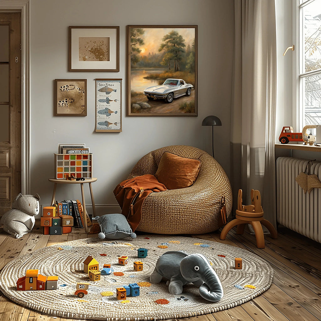1963 Split-Window Stingray - Lakeside Edition | Poster Canvas