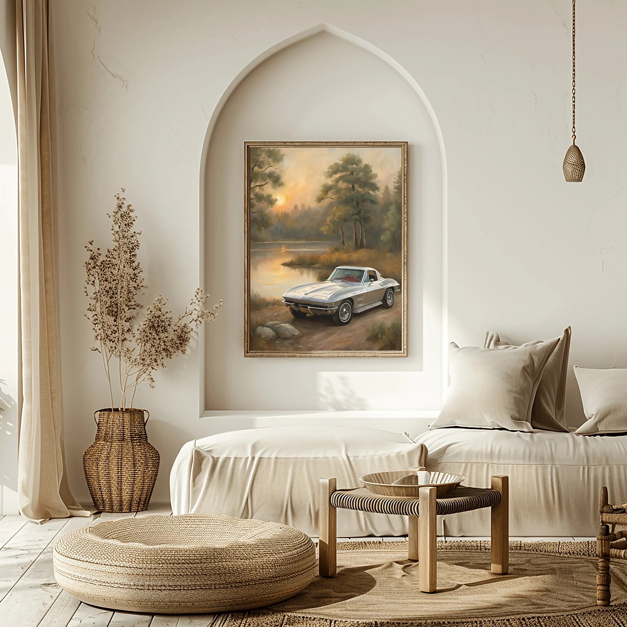1963 Split-Window Stingray - Lakeside Edition | Poster Canvas