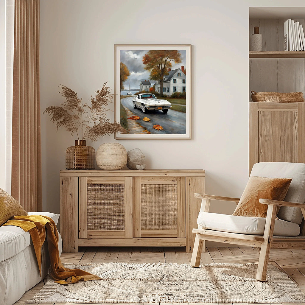 1963 Split-Window Stingray - Town Edition | Poster Canvas