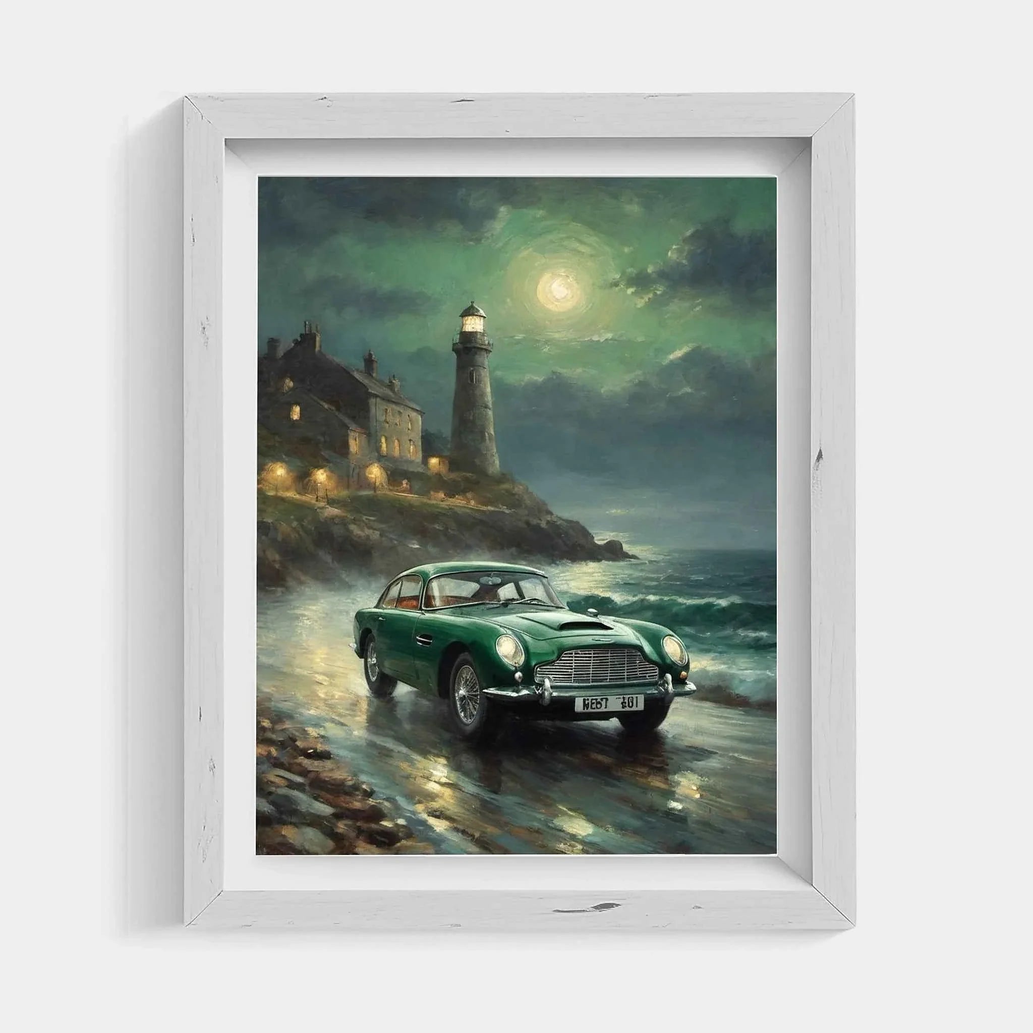 1964 British GT Elegance - Lighthouse Edition | Poster Canvas