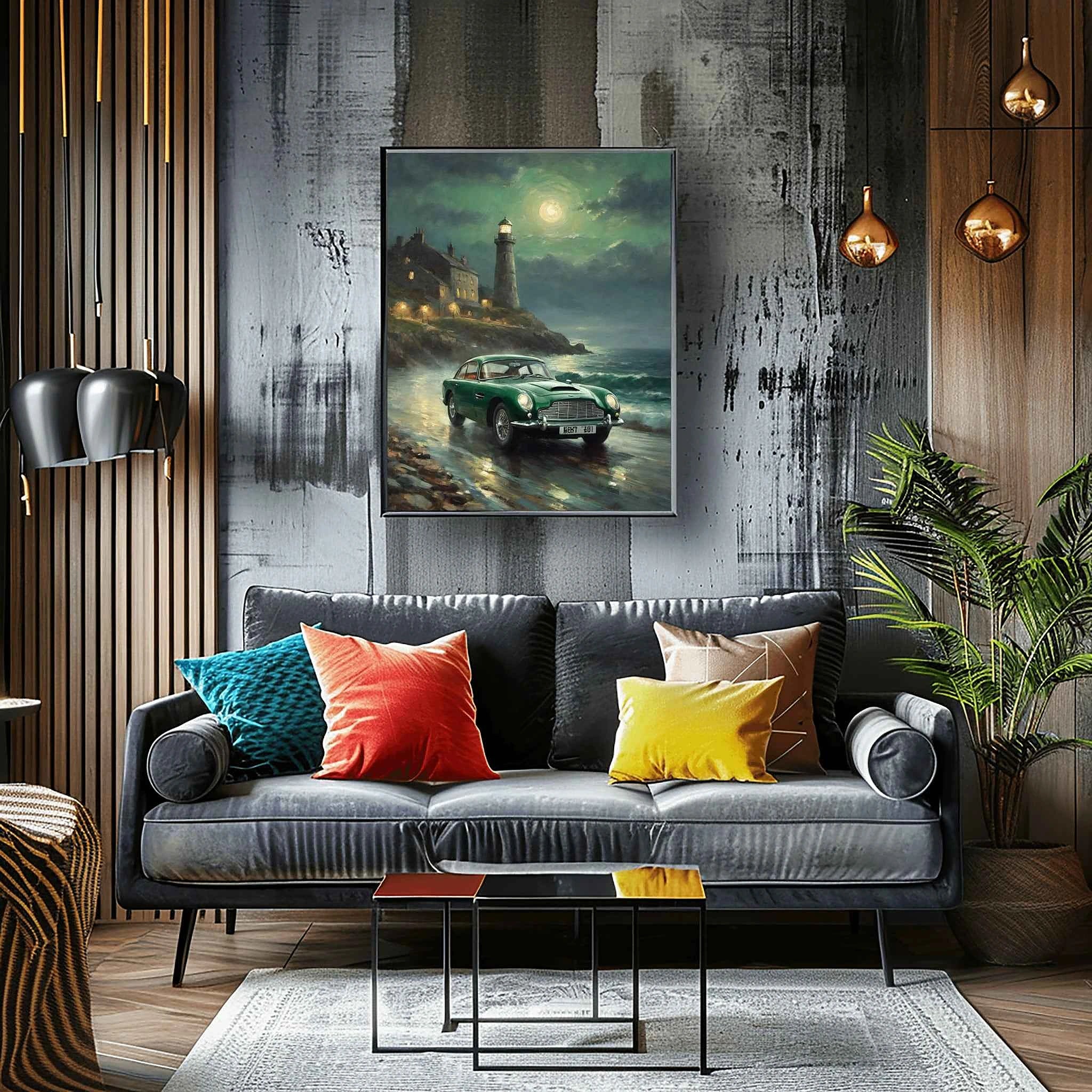 1964 British GT Elegance - Lighthouse Edition | Poster Canvas