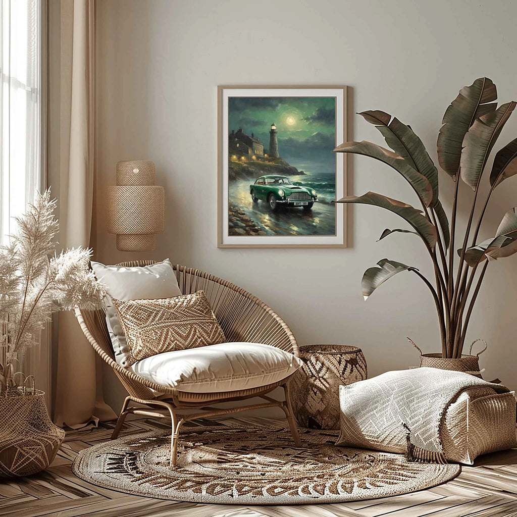 1964 British GT Elegance - Lighthouse Edition | Poster Canvas
