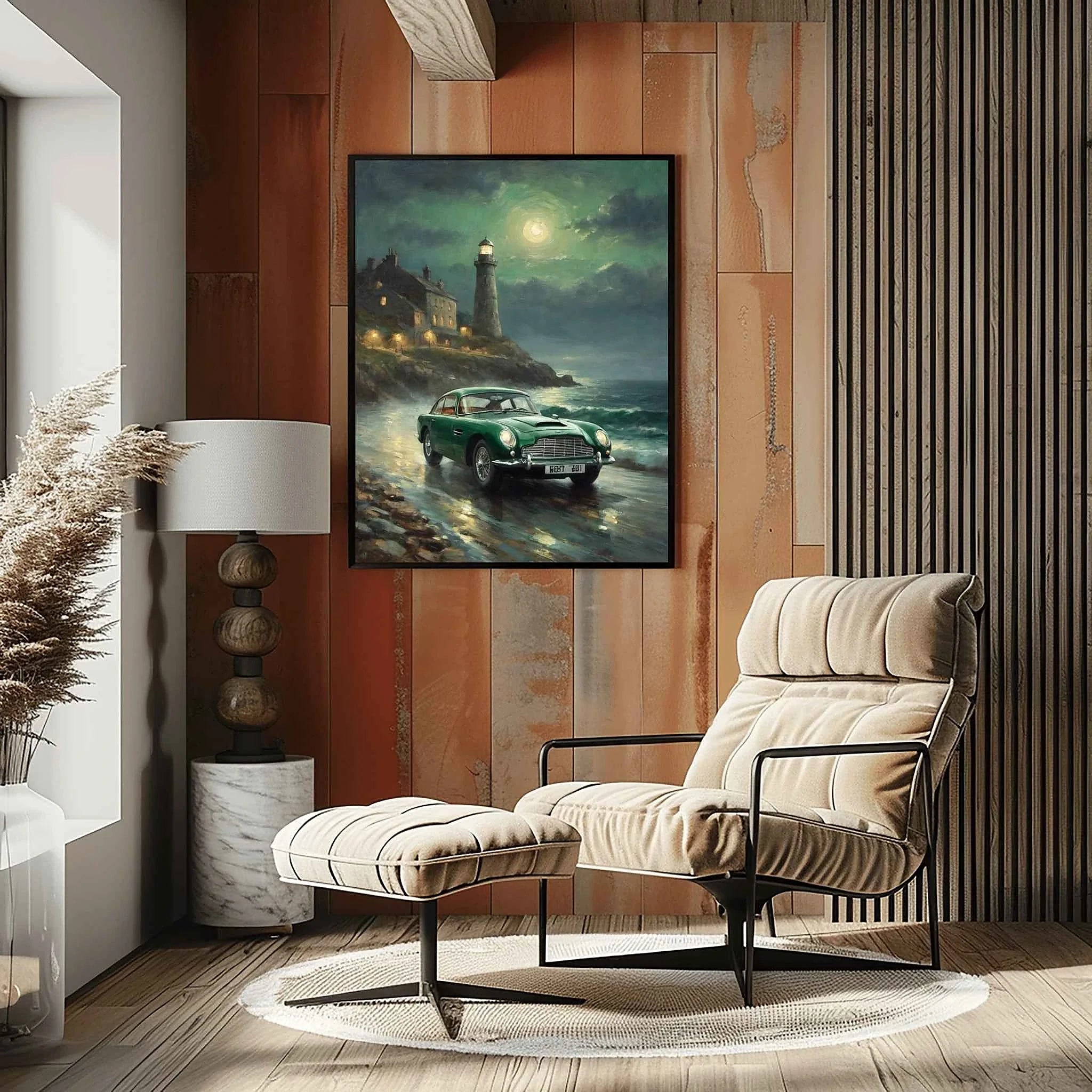 1964 British GT Elegance - Lighthouse Edition | Poster Canvas