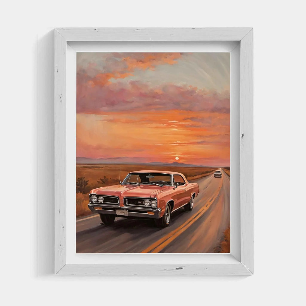 1964 GTO Muscle Pioneer - Highway Edition | Poster Canvas
