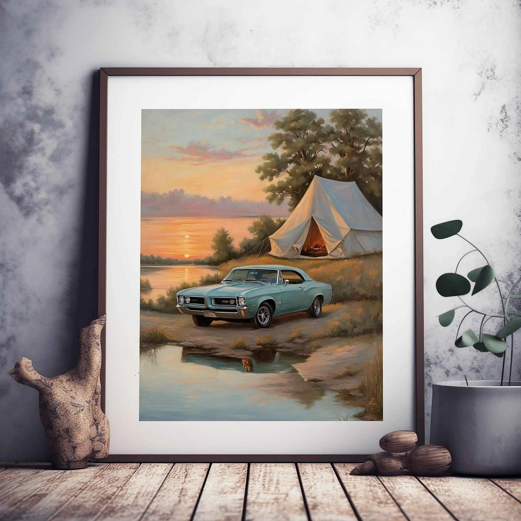 1964 GTO Muscle Pioneer - Lake Edition | Poster Canvas