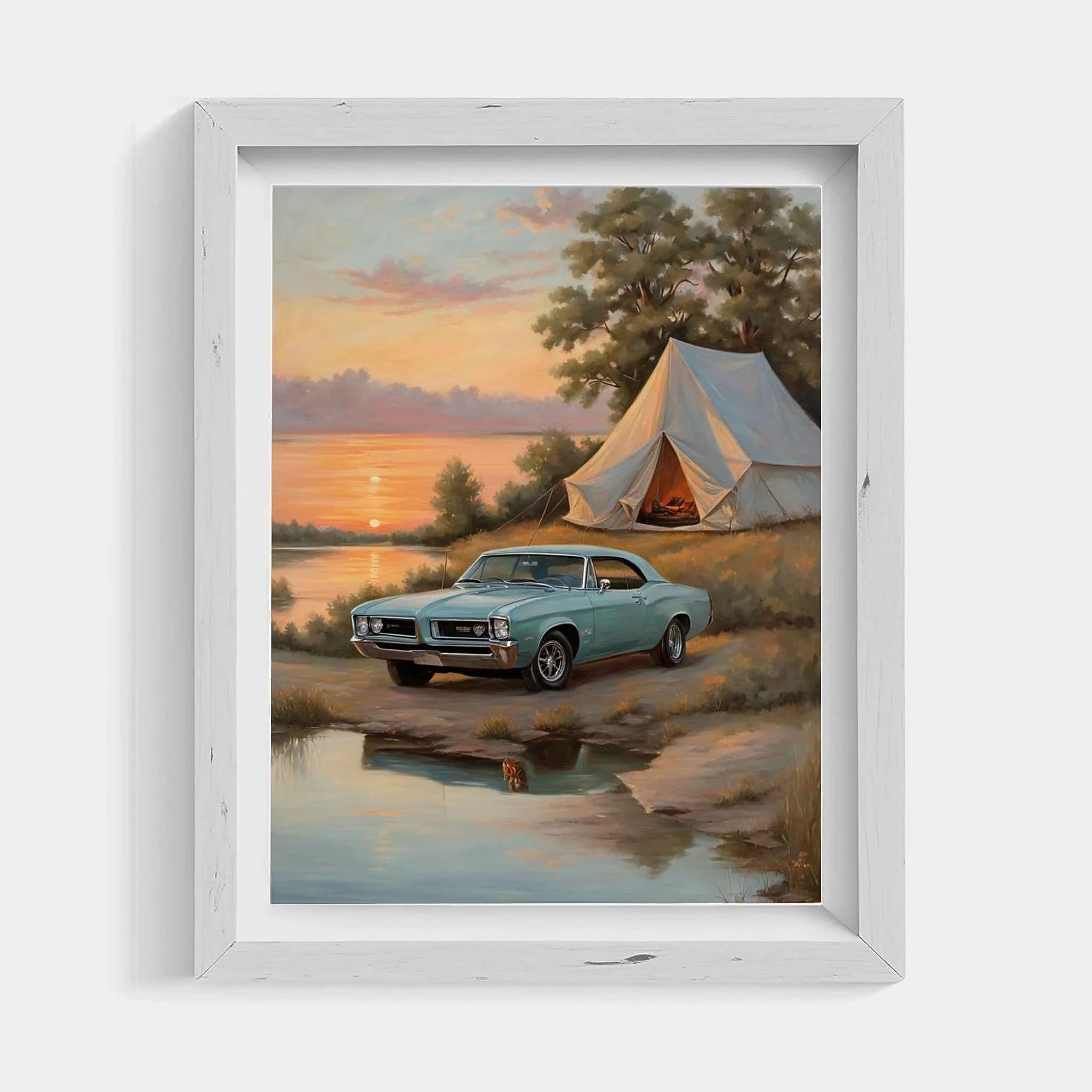 1964 GTO Muscle Pioneer - Lake Edition | Poster Canvas