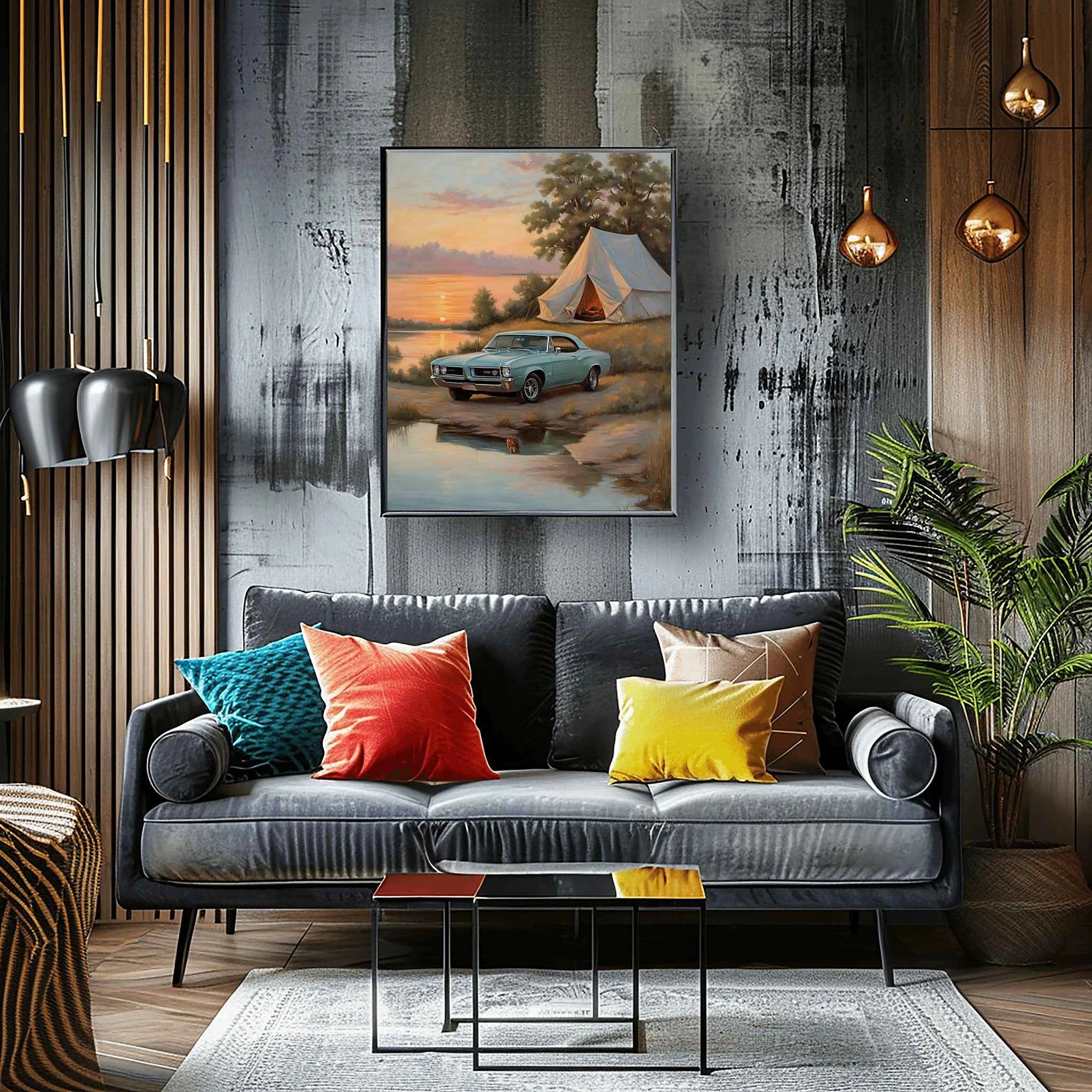 1964 GTO Muscle Pioneer - Lake Edition | Poster Canvas