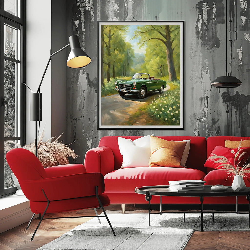 1965 French Safari Classic - Forest Edition | Poster Canvas