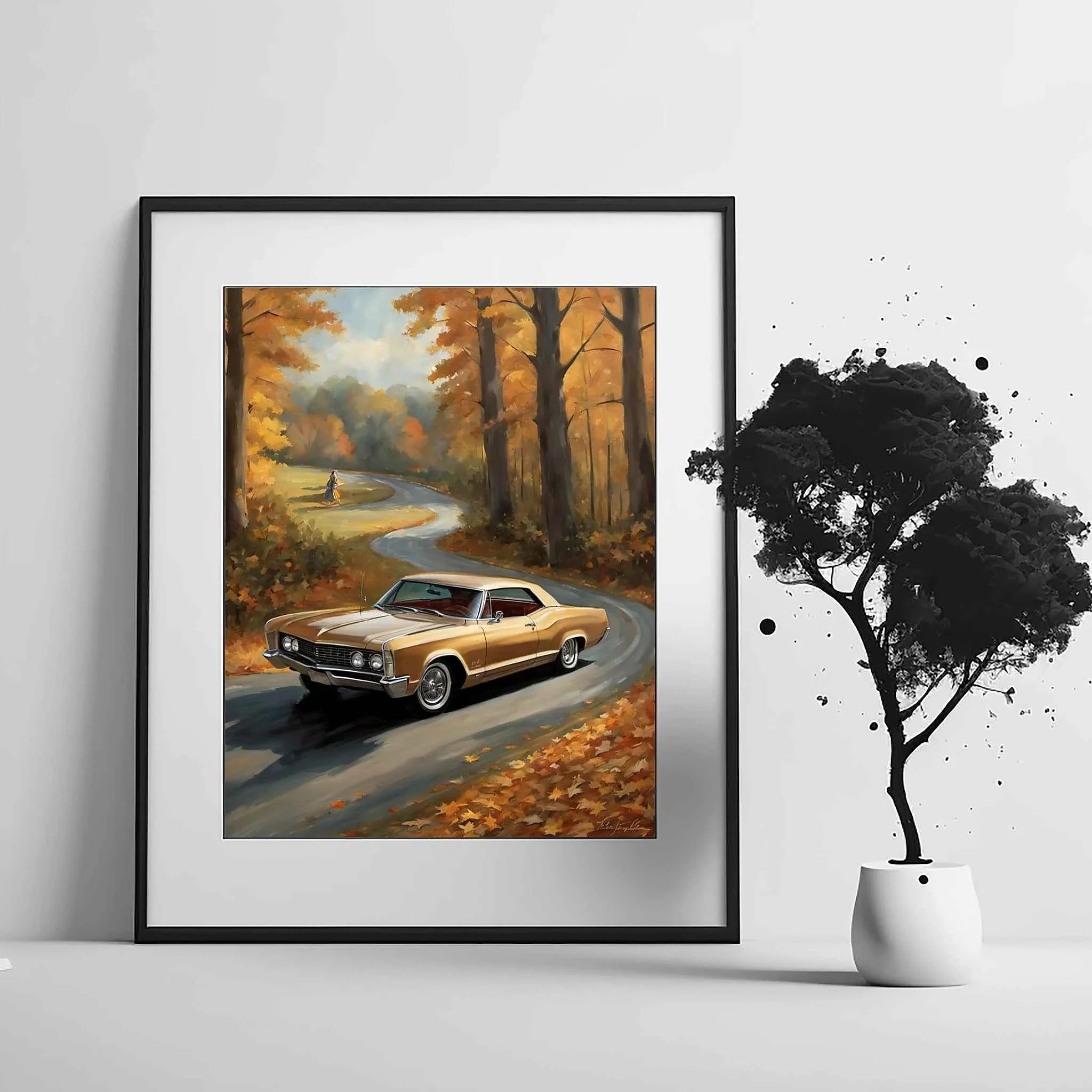 1965 Riviera Gran Sport - Forest Edition | Poster Canvas