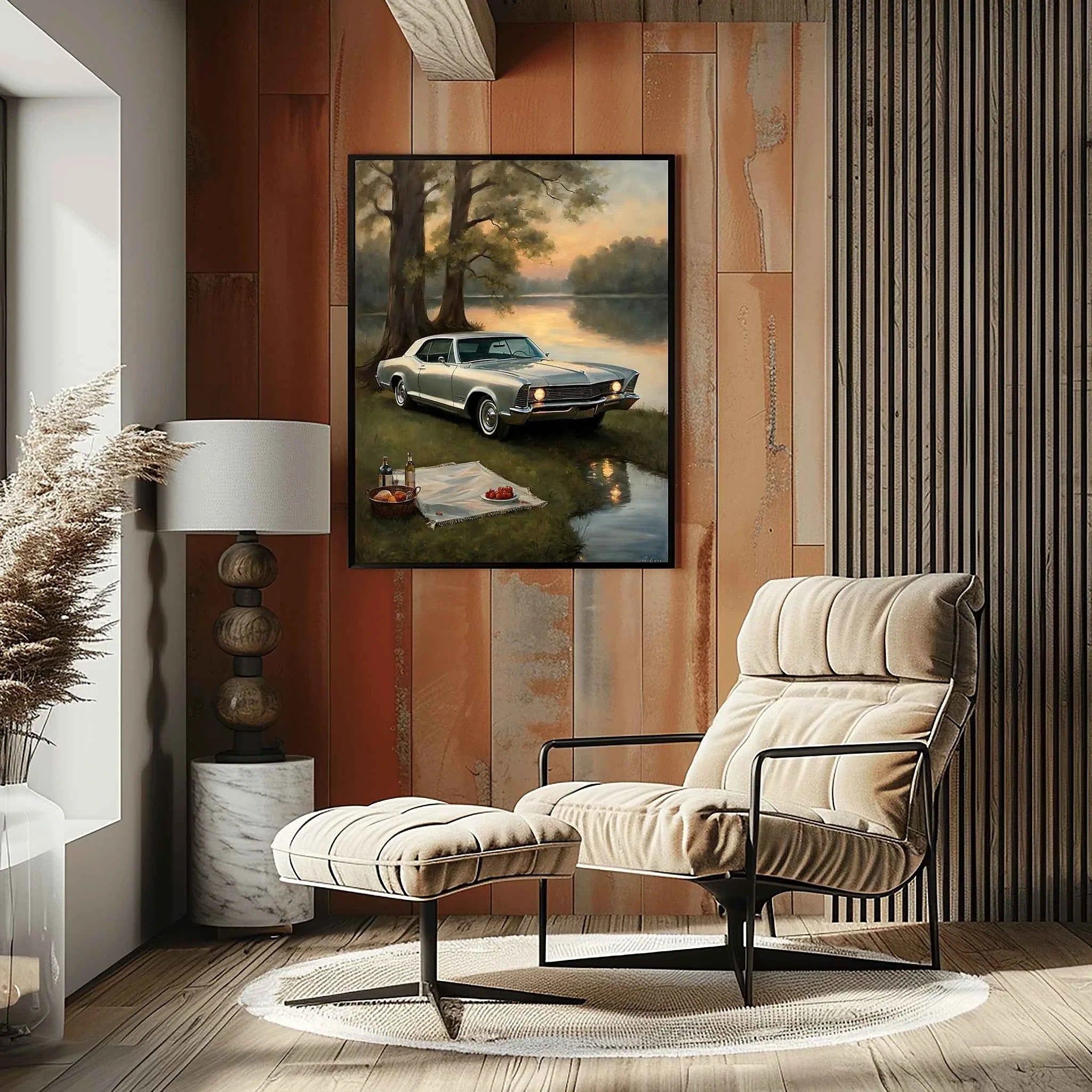 1965 Riviera Gran Sport - Lake Edition | Poster Canvas