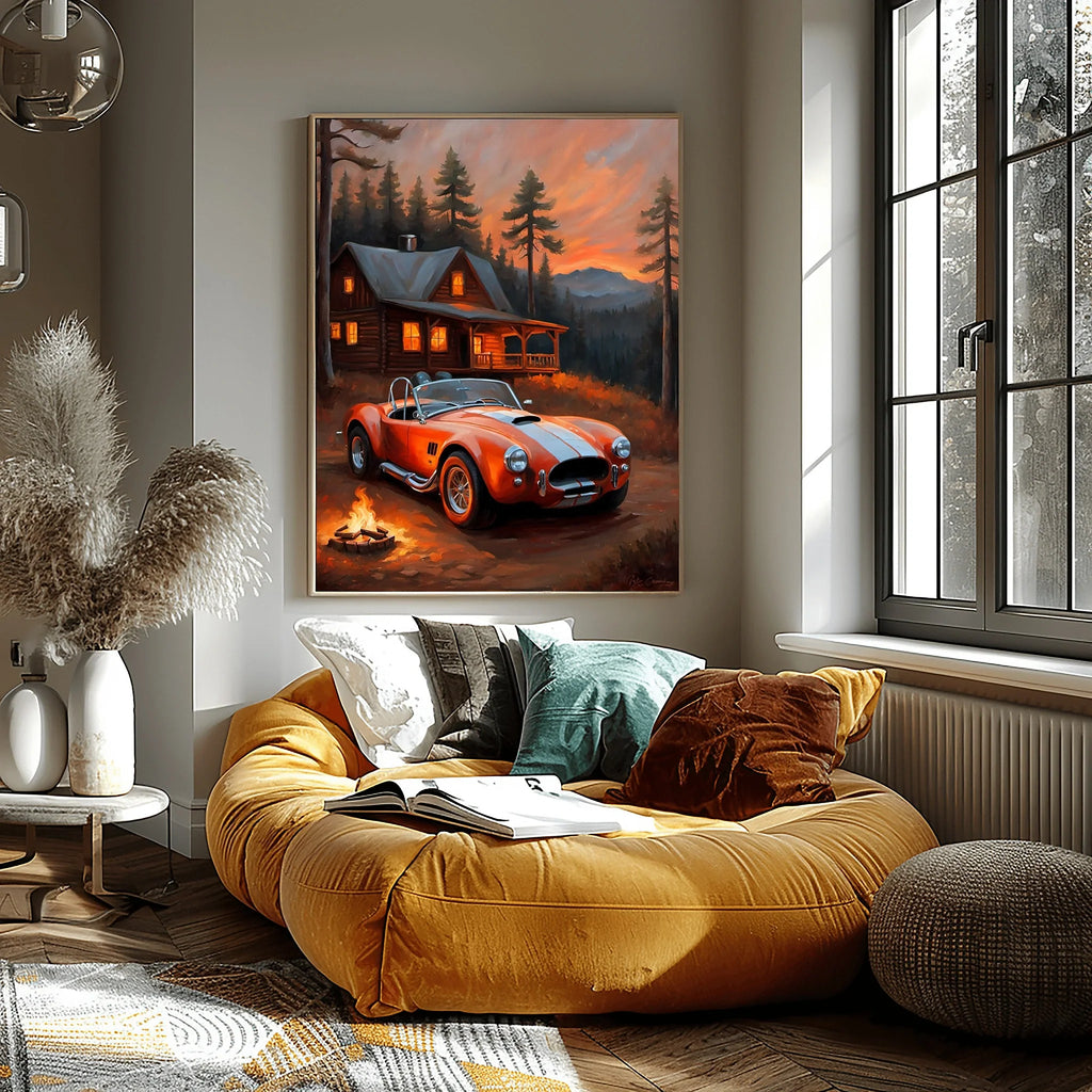 1966 Cobra Racing Heritage - Camp Edition | Poster Canvas