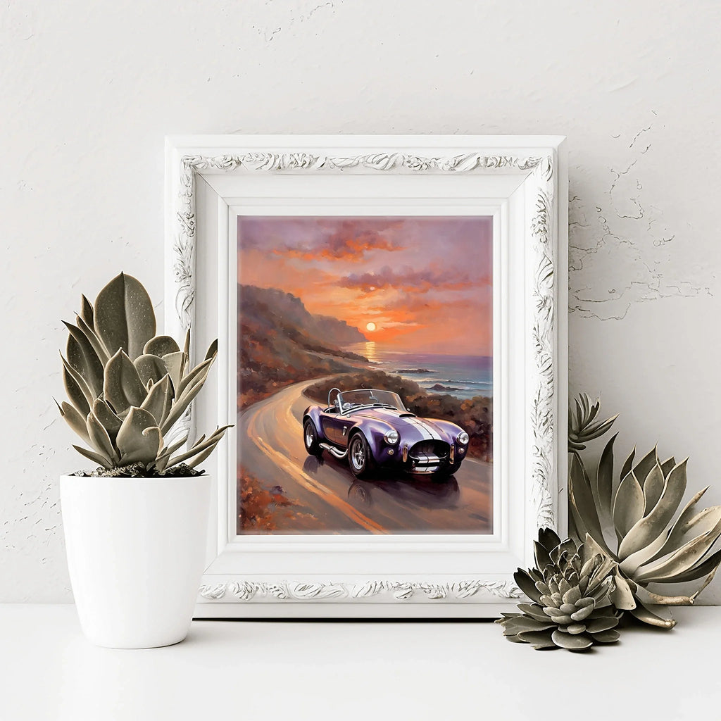 1966 Cobra Racing Heritage - Coastal Edition | Poster Canvas