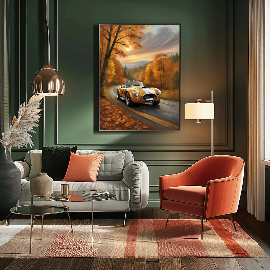 1966 Cobra Racing Heritage - Forest Edition | Poster Canvas